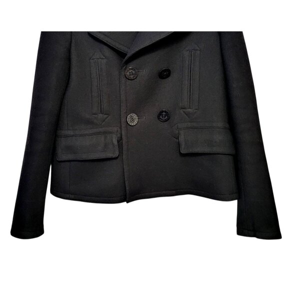 Polo Ralph Lauren Cropped Wool Peacoat Double-Breasted - Picture 5 of 13